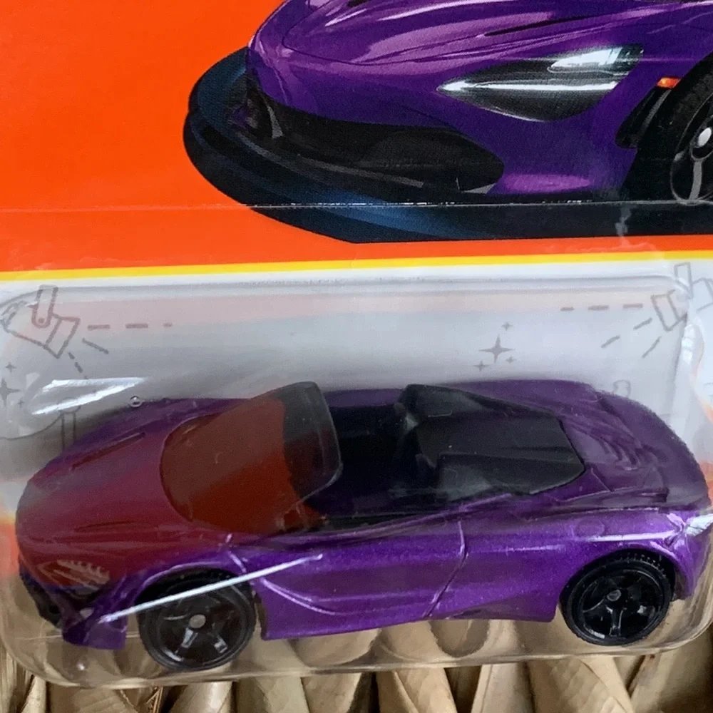 2019 McLaren 720S Spider Matchbox Convertible Purple Car MB85 Diecast MBX 2024 🆕